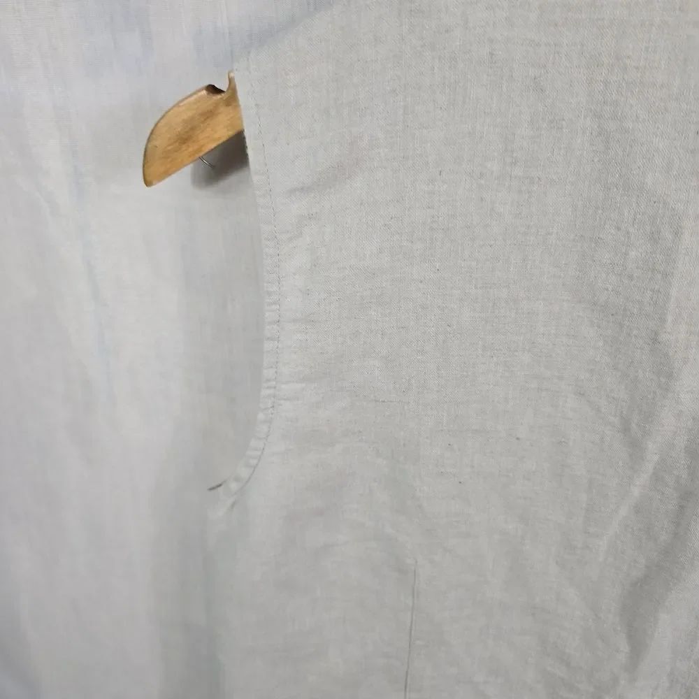 Casual Corner Annex Light Beige Sleeveless Button‑Down Vest Size M - Picture 11 of 11